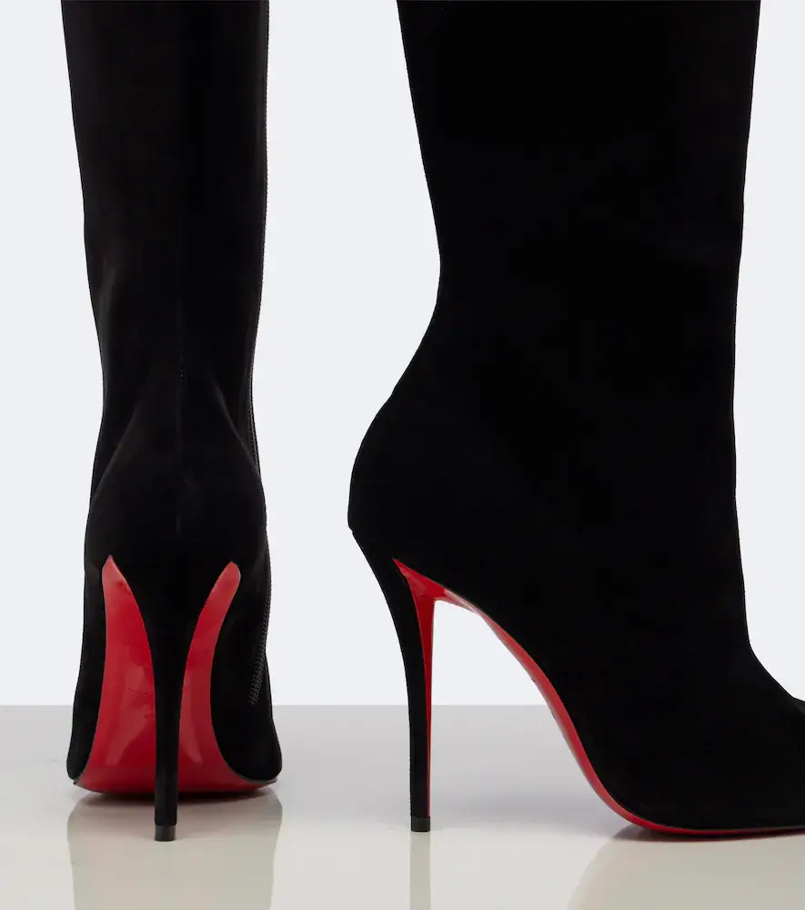 Christian Louboutin Miss Z suede knee-high boots | Thumbnail 3