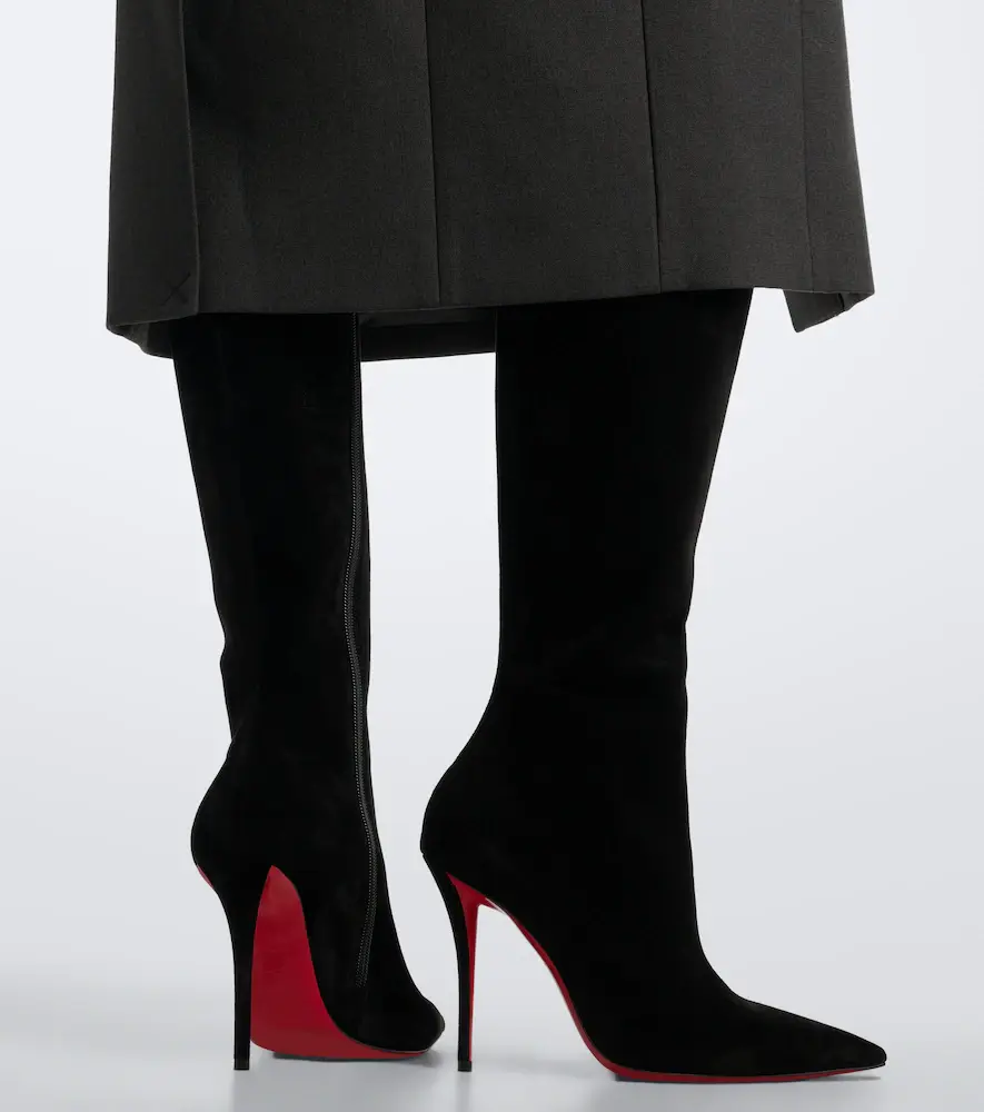Christian Louboutin Miss Z suede knee-high boots | Thumbnail 5