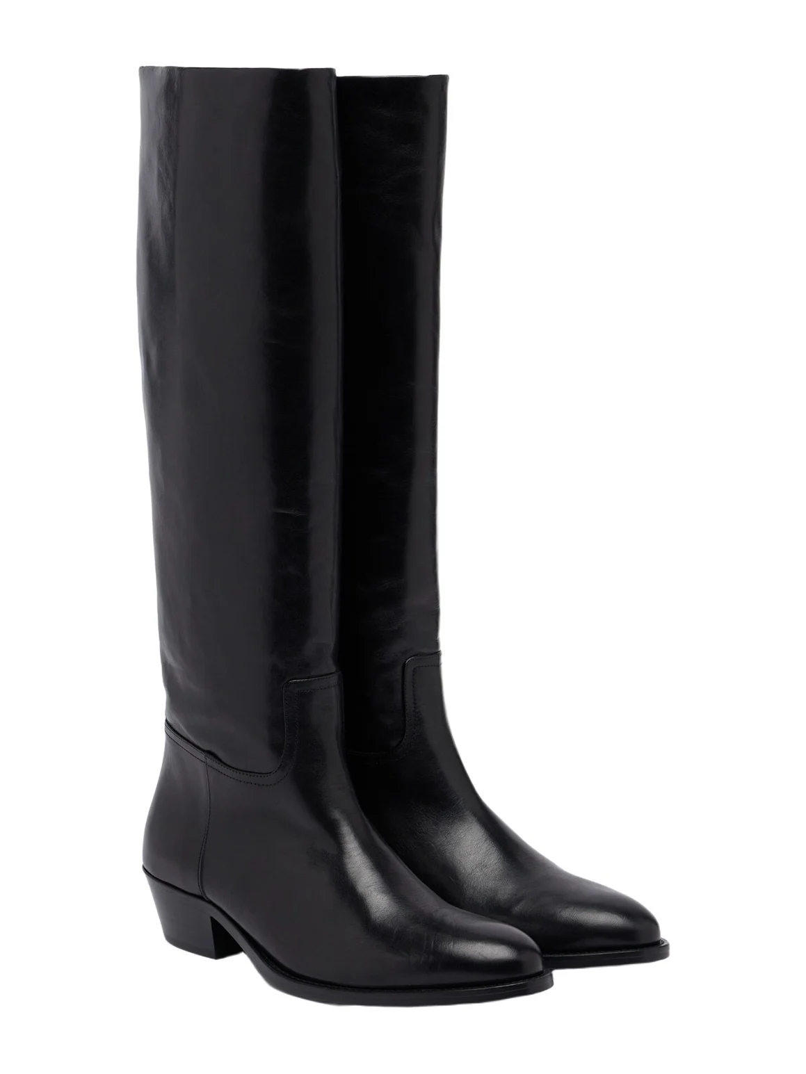 Den leather knee-high boots Den leather knee-high boots