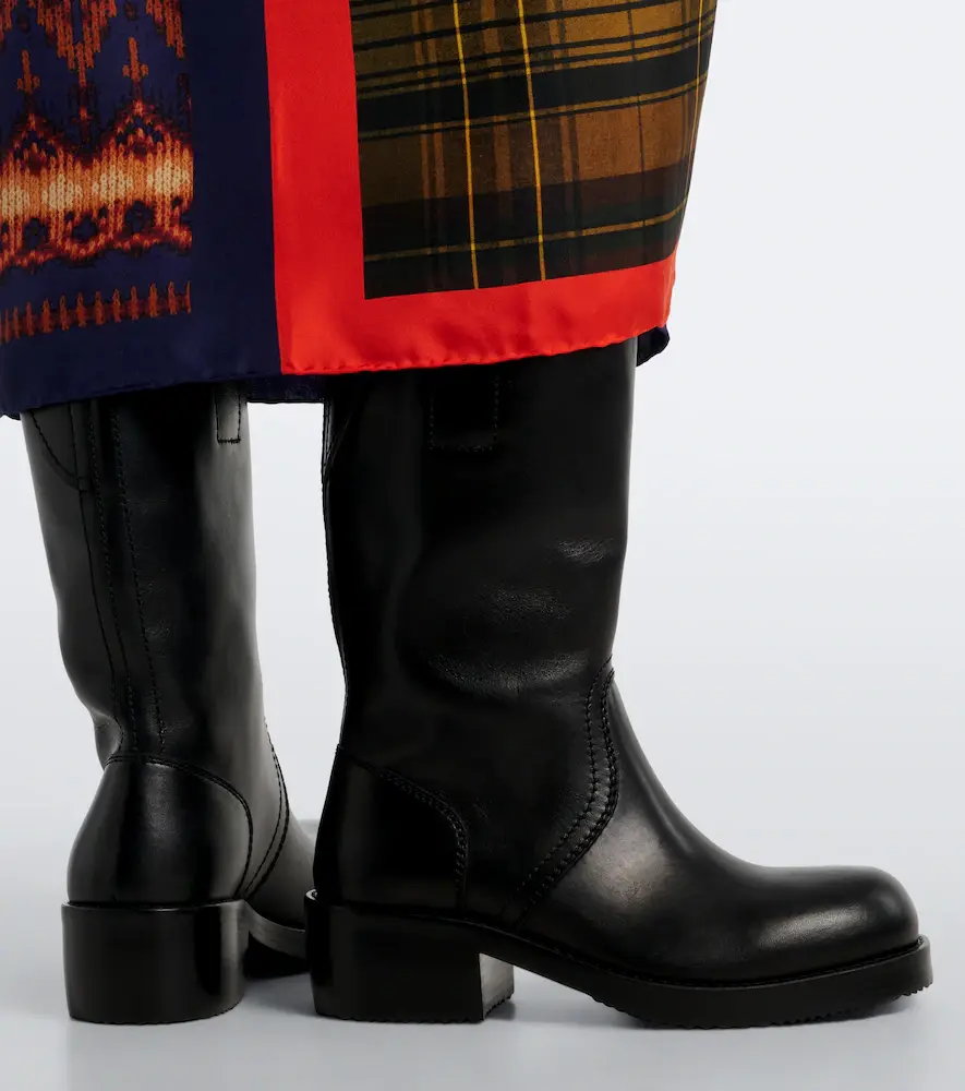 Dries Van Noten Leather biker boots | Thumbnail 6 Dries Van Noten Leather biker boots | Thumbnail 6