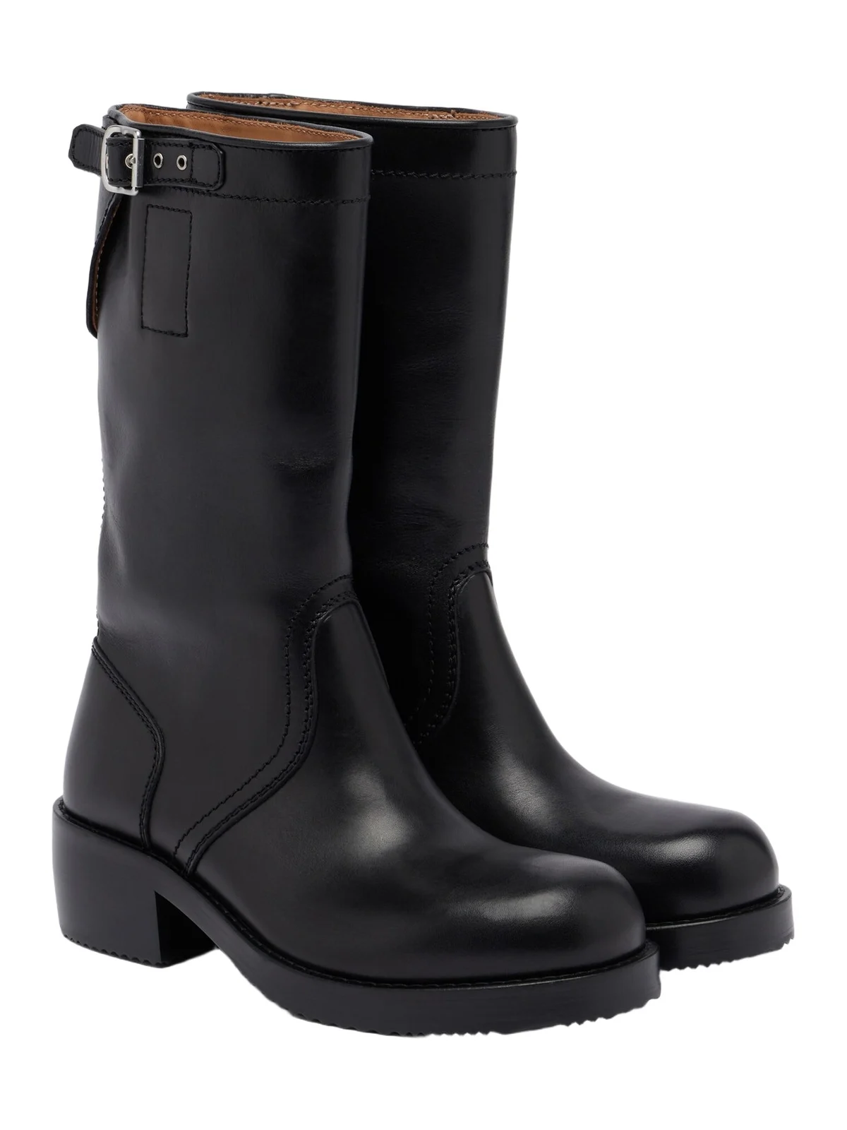 Leather biker boots Leather biker boots