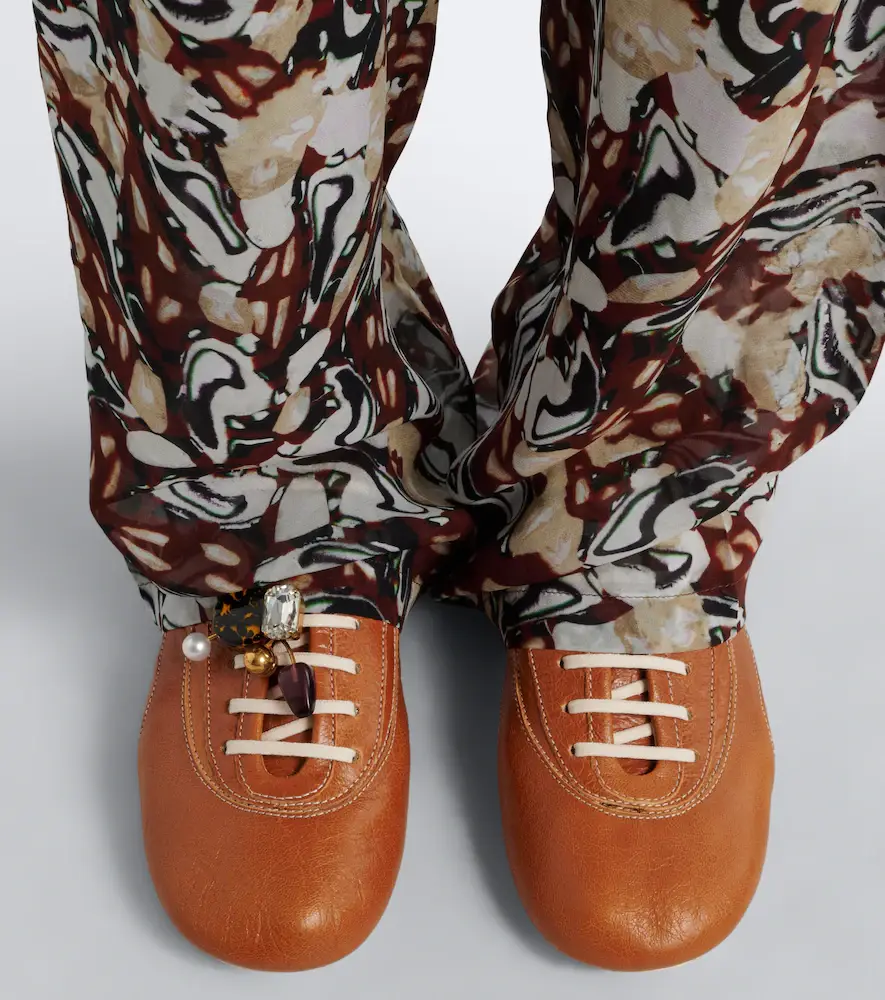 Dries Van Noten Embellished leather sneakers | Thumbnail 5 Dries Van Noten Embellished leather sneakers | Thumbnail 5