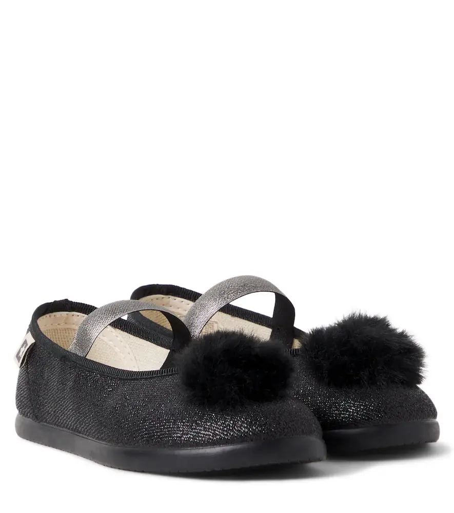Bonton Pomponette Mary Jane flats | Image 1 Bonton Pomponette Mary Jane flats | Image 1