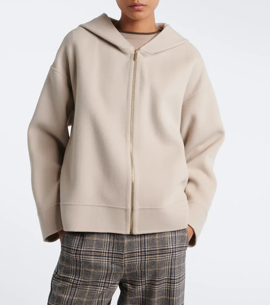 'S Max Mara 'S Max Mara Hooded virgin wool jacket | Thumbnail 4 'S Max Mara 'S Max Mara Hooded virgin wool jacket | Thumbnail 4