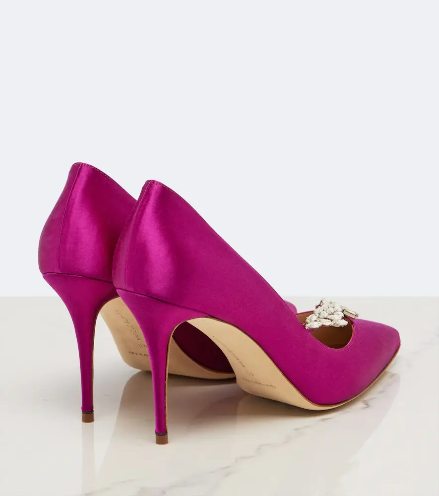 Manolo Blahnik Nadira embellished satin pumps | Thumbnail 4 Manolo Blahnik Nadira embellished satin pumps | Thumbnail 4