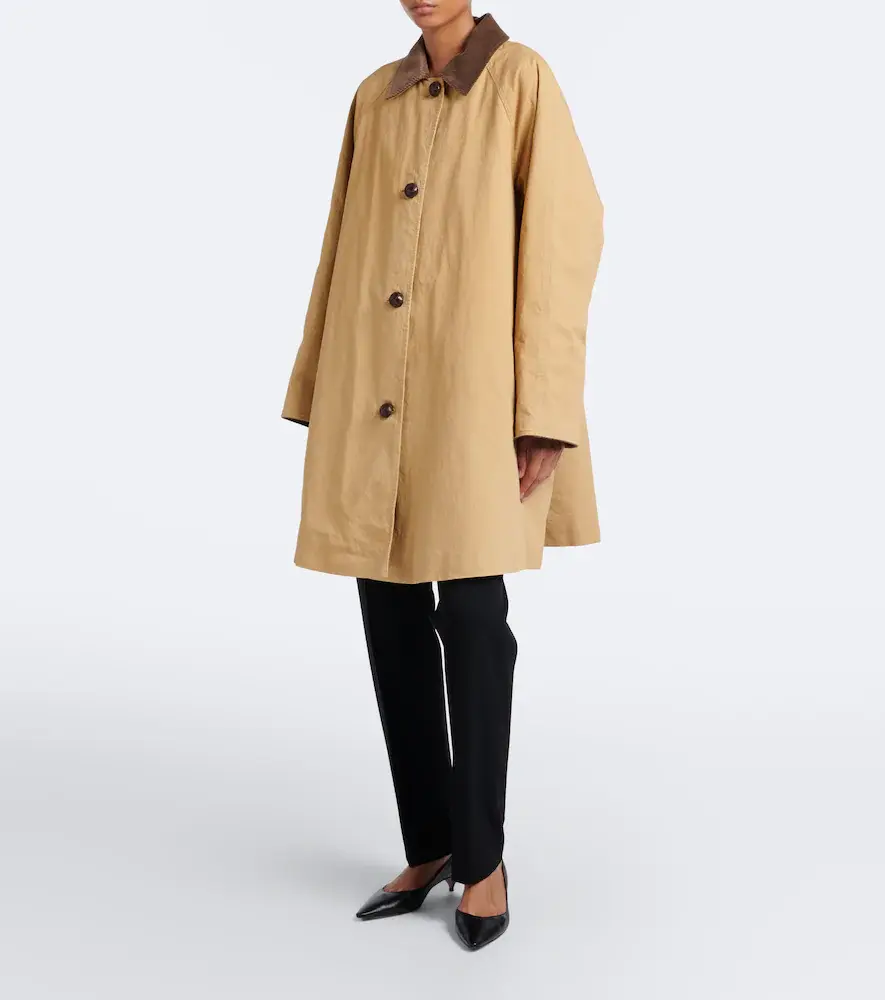 The Row Ina cotton gabardine car coat | Thumbnail 2 The Row Ina cotton gabardine car coat | Thumbnail 2