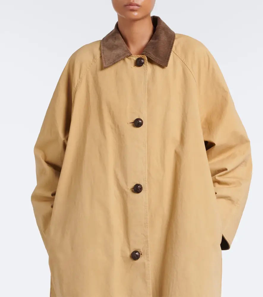 The Row Ina cotton gabardine car coat | Thumbnail 3 The Row Ina cotton gabardine car coat | Thumbnail 3