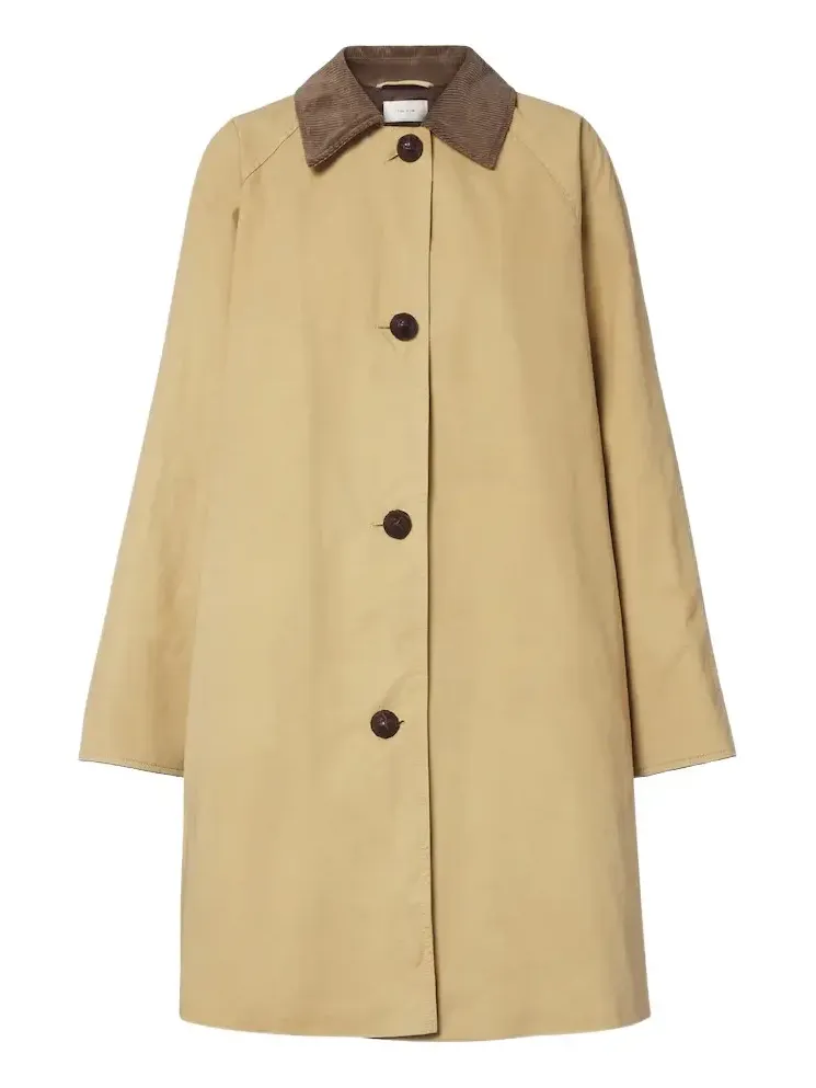 The Row Ina cotton gabardine car coat