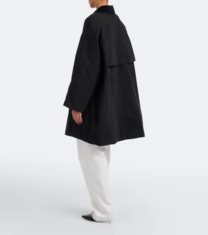 The Row Ina cotton gabardine coat | Thumbnail 3 The Row Ina cotton gabardine coat | Thumbnail 3
