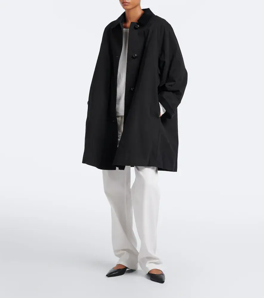 The Row Ina cotton gabardine coat | Thumbnail 5 The Row Ina cotton gabardine coat | Thumbnail 5
