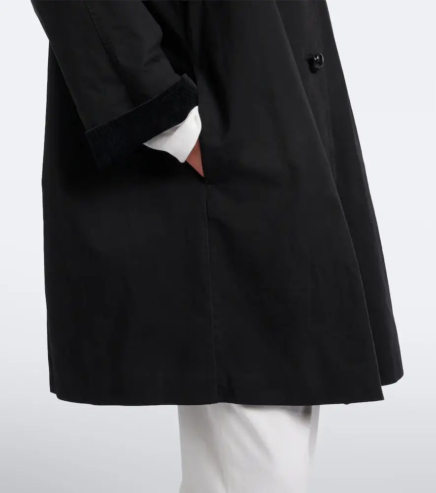 The Row Ina cotton gabardine coat | Thumbnail 6 The Row Ina cotton gabardine coat | Thumbnail 6