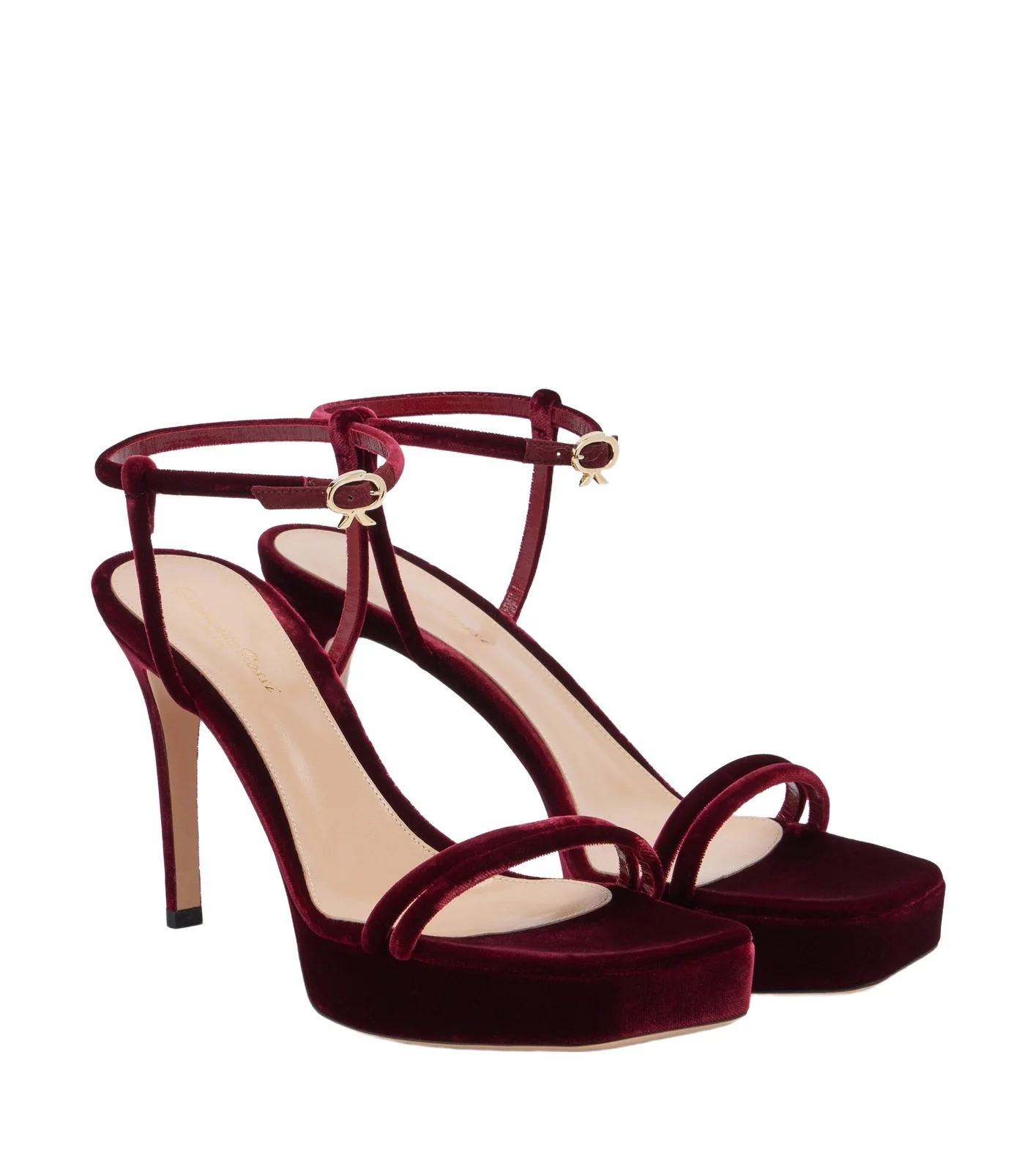 Velvet platform sandals Velvet platform sandals