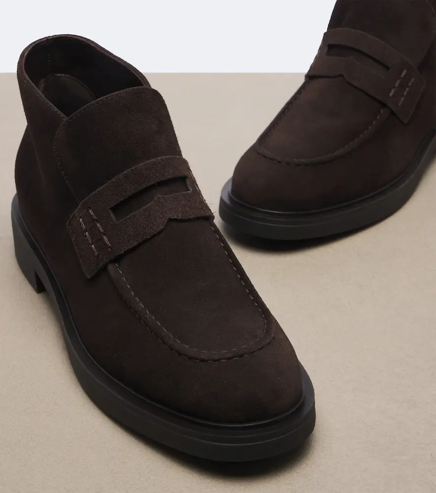 Gianvito Rossi Brogue suede ankle boots | Thumbnail 4 Gianvito Rossi Brogue suede ankle boots | Thumbnail 4