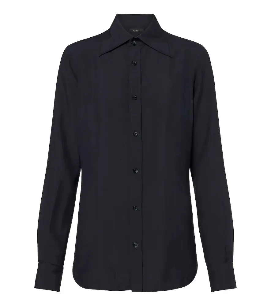 Gucci Silk poplin shirt | Image 1 Gucci Silk poplin shirt | Image 1