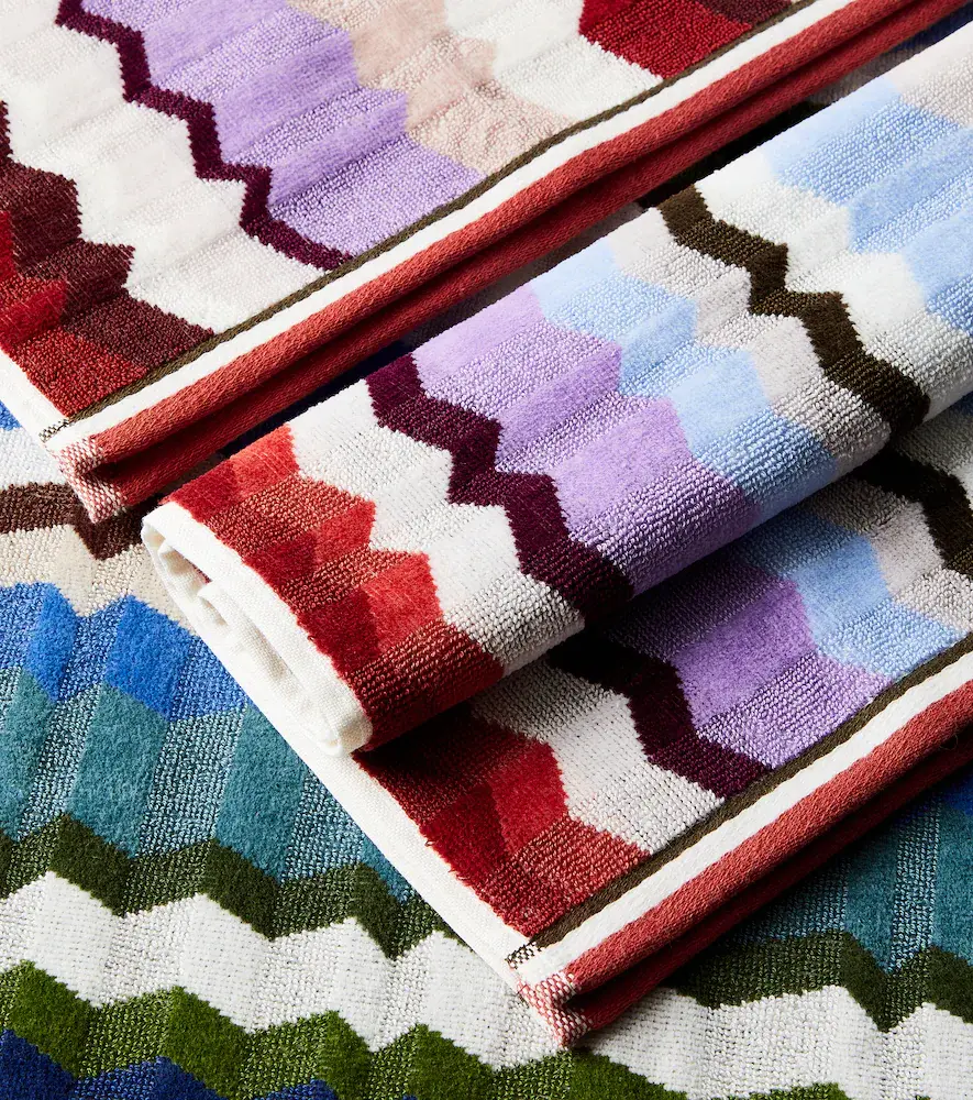 Missoni Eva Zigzag set of 2 cotton terry towels | Thumbnail 3
