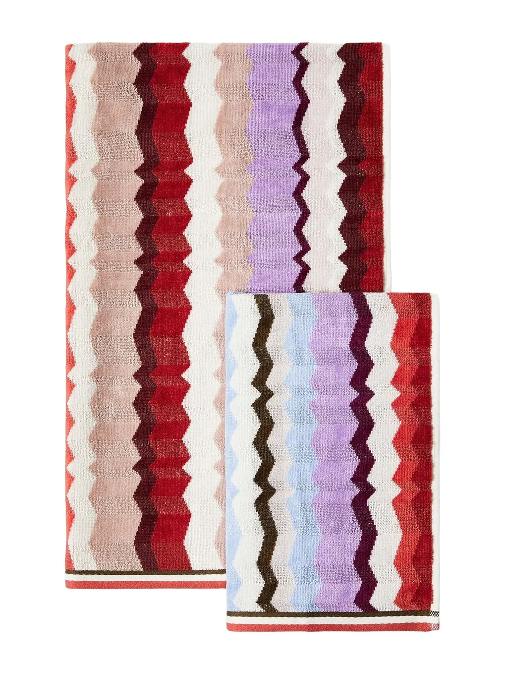Missoni Eva Zigzag set of 2 cotton terry towels