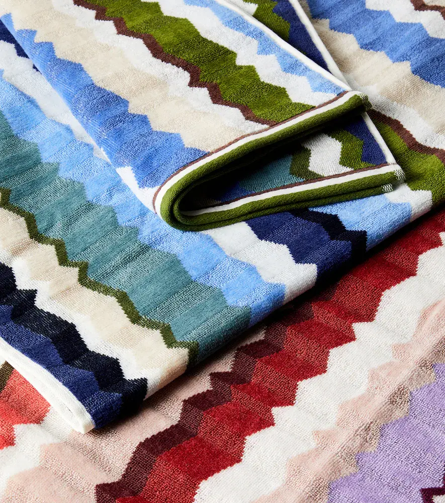 Missoni Eva Zigzag set of 2 cotton terry towels | Thumbnail 3