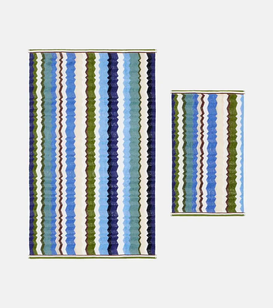Missoni Eva Zigzag set of 2 cotton terry towels | Thumbnail 5