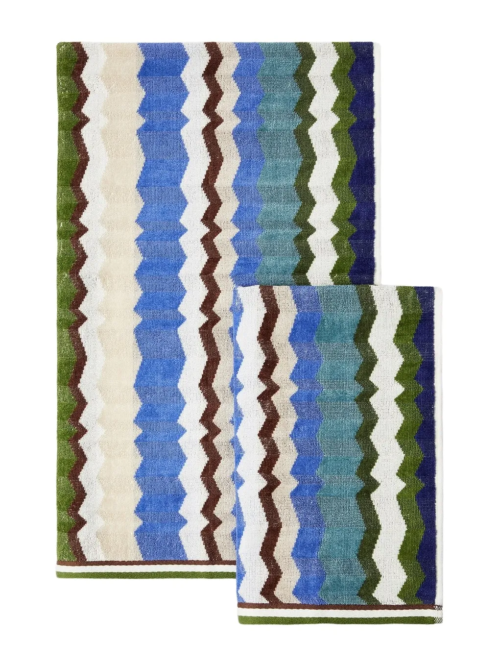 Missoni Eva Zigzag set of 2 cotton terry towels
