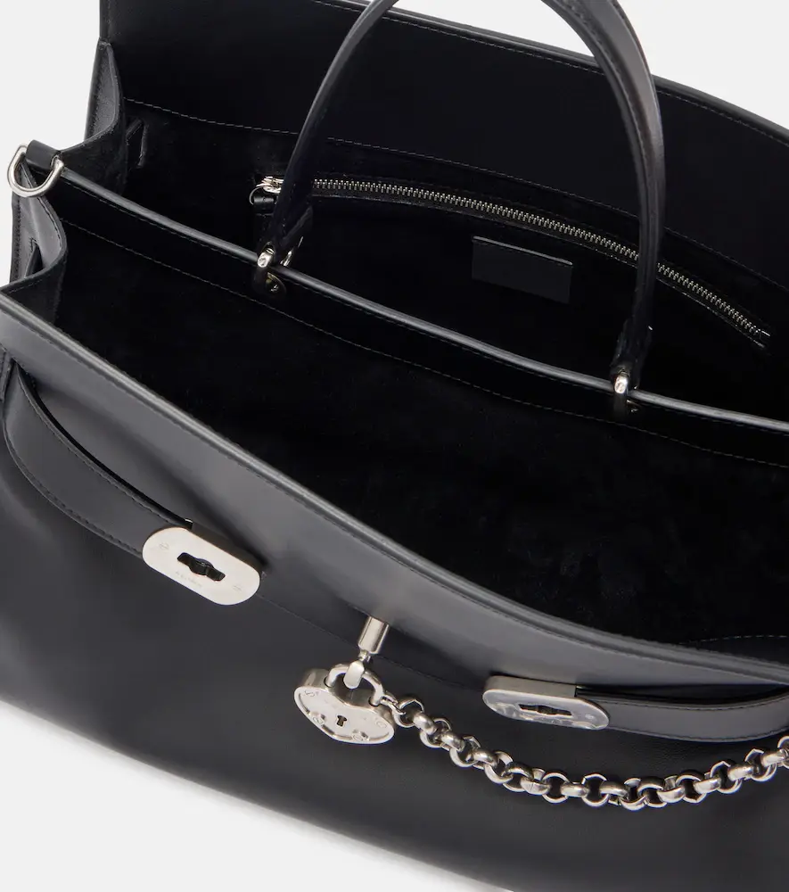 Alexander McQueen Locke Medium leather tote bag | Thumbnail 3 Alexander McQueen Locke Medium leather tote bag | Thumbnail 3
