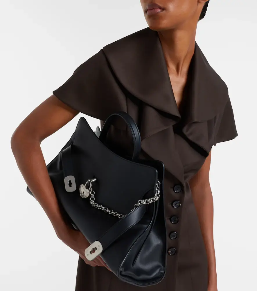 Alexander McQueen Locke Medium leather tote bag | Thumbnail 4 Alexander McQueen Locke Medium leather tote bag | Thumbnail 4
