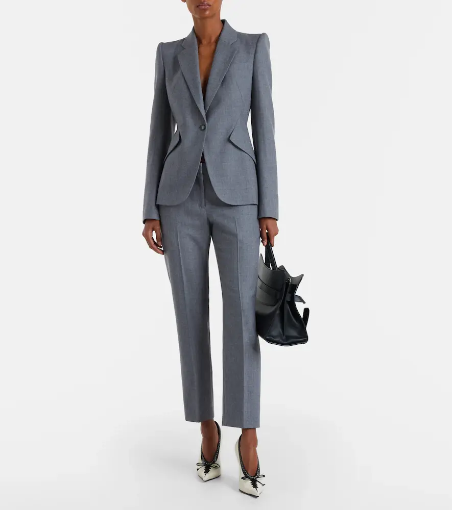 Alexander McQueen Wool slim pants | Thumbnail 3