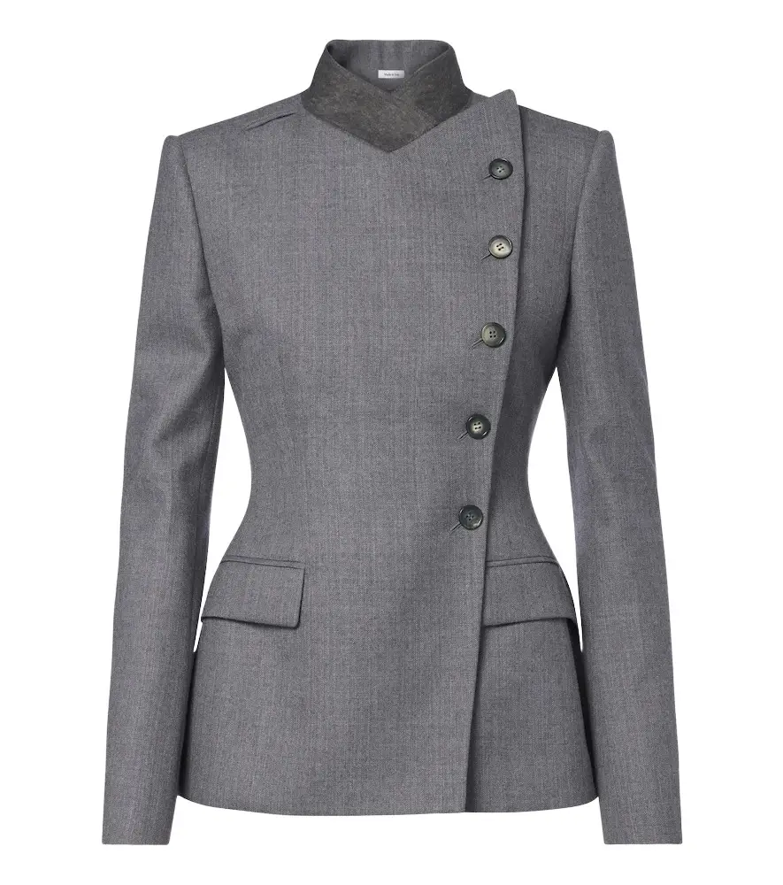 McQueen Peplum wool blazer | Image 1 McQueen Peplum wool blazer | Image 1