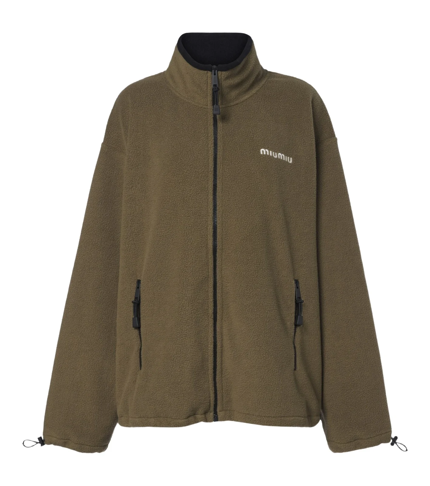 Oversized fleece jacket