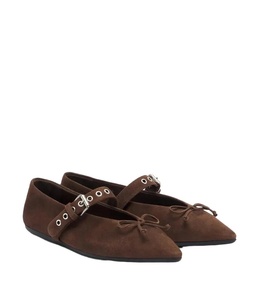 Miu Miu Suede ballet flats | Image 1 Miu Miu Suede ballet flats | Image 1