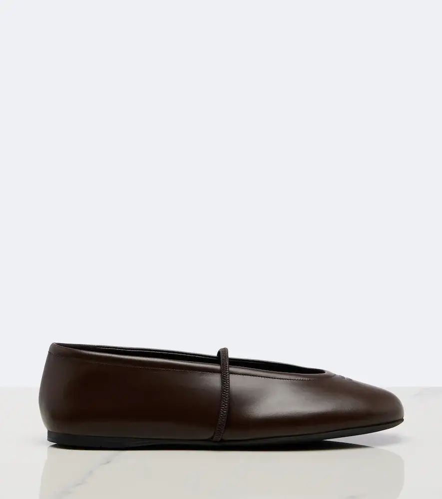 Miu Miu Leather ballet flats | Thumbnail 4 Miu Miu Leather ballet flats | Thumbnail 4