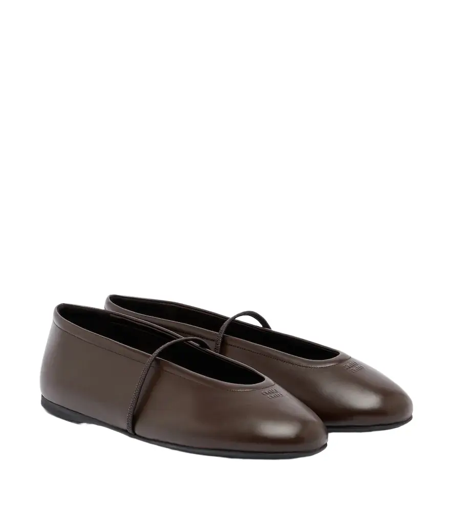 Miu Miu Leather ballet flats | Image 1 Miu Miu Leather ballet flats | Image 1