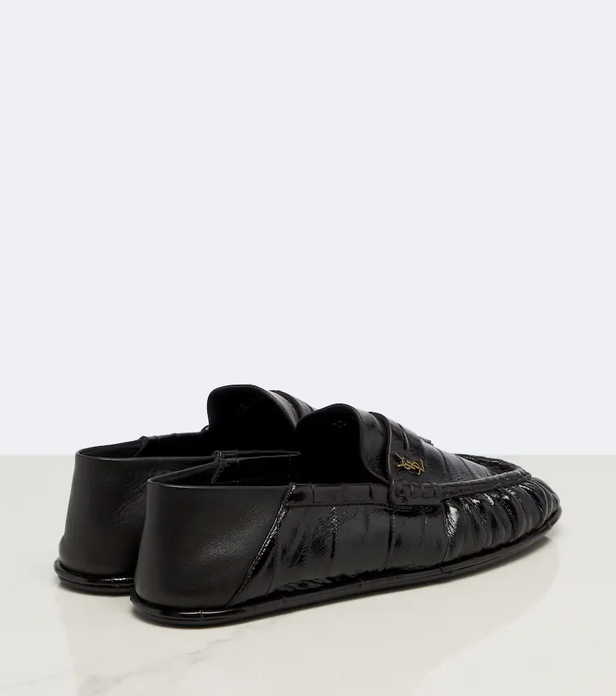 Saint Laurent Cassandre croc-effect leather loafers | Thumbnail 4 Saint Laurent Cassandre croc-effect leather loafers | Thumbnail 4