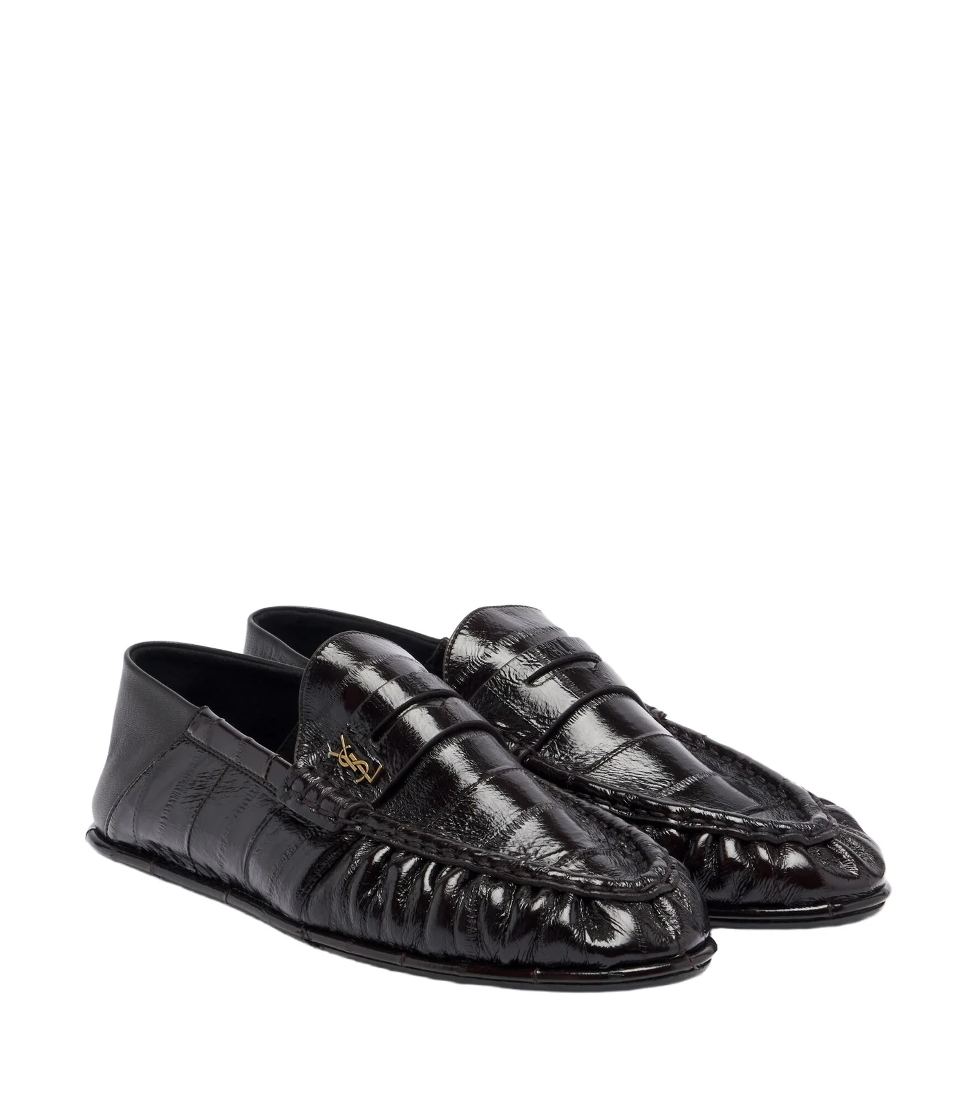 Cassandre croc-effect leather loafers Cassandre croc-effect leather loafers