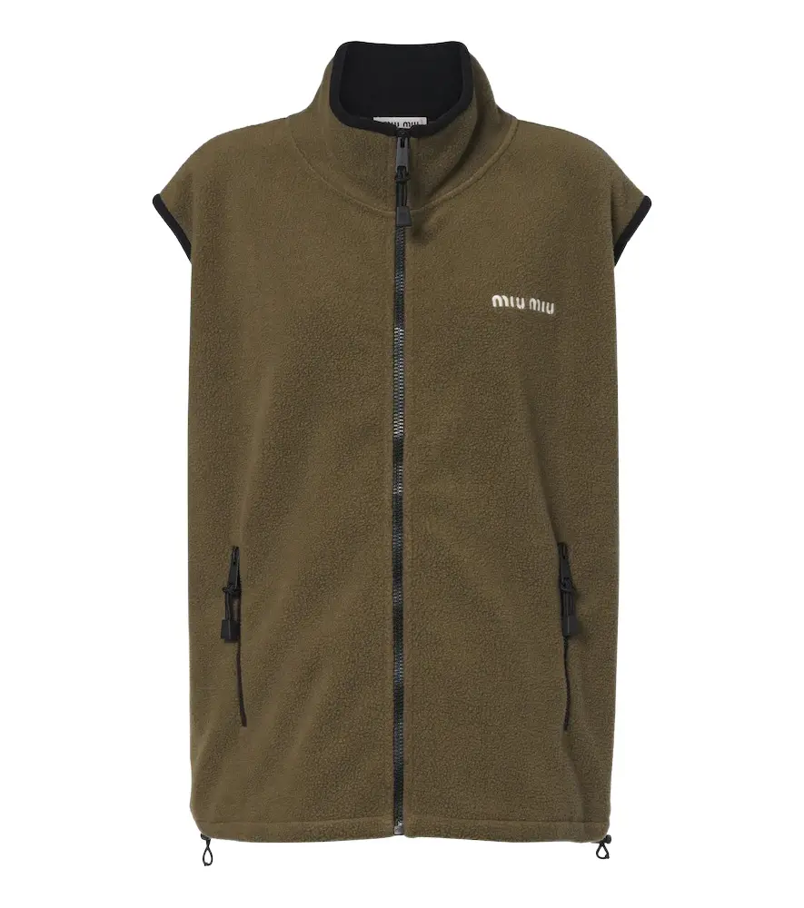 Miu Miu Fleece vest | Image 1 Miu Miu Fleece vest | Image 1