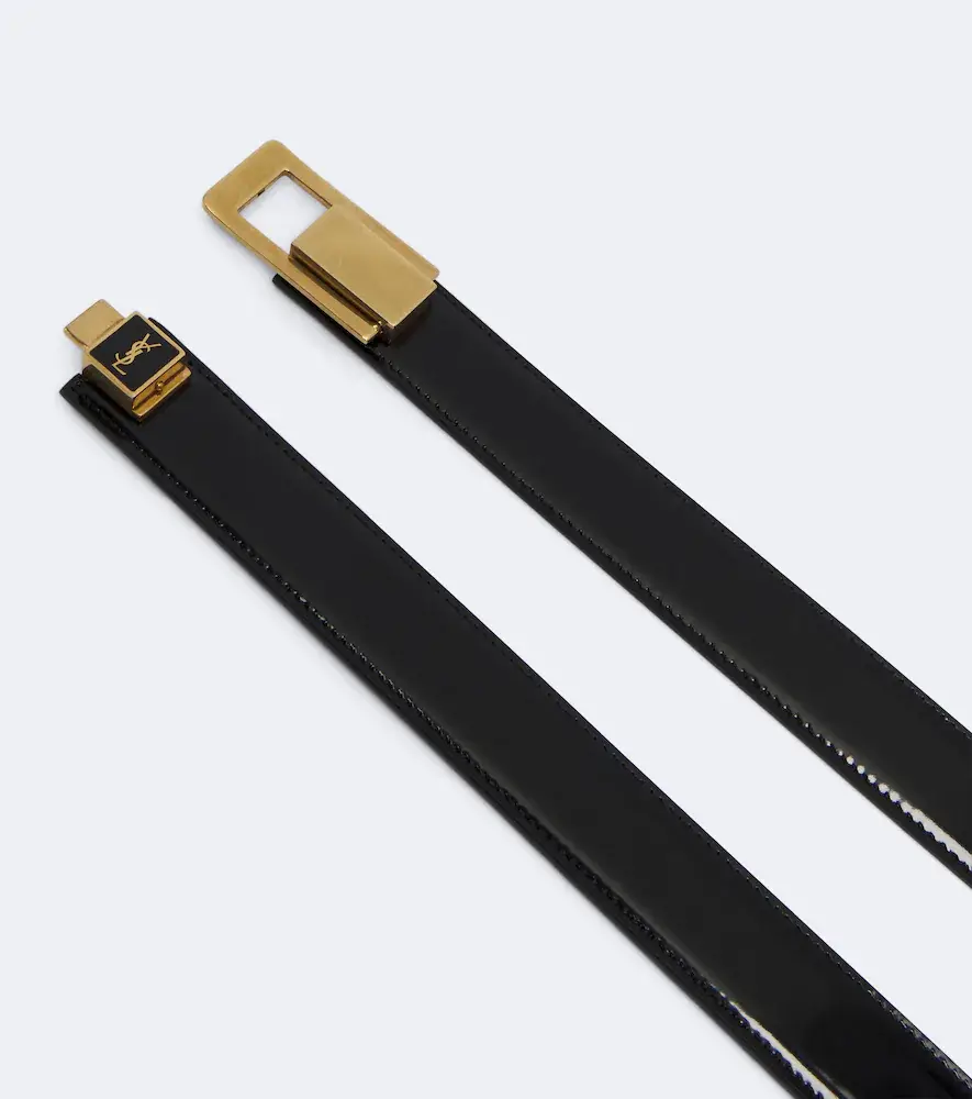 Saint Laurent Cassandre leather belt | Thumbnail 2 Saint Laurent Cassandre leather belt | Thumbnail 2