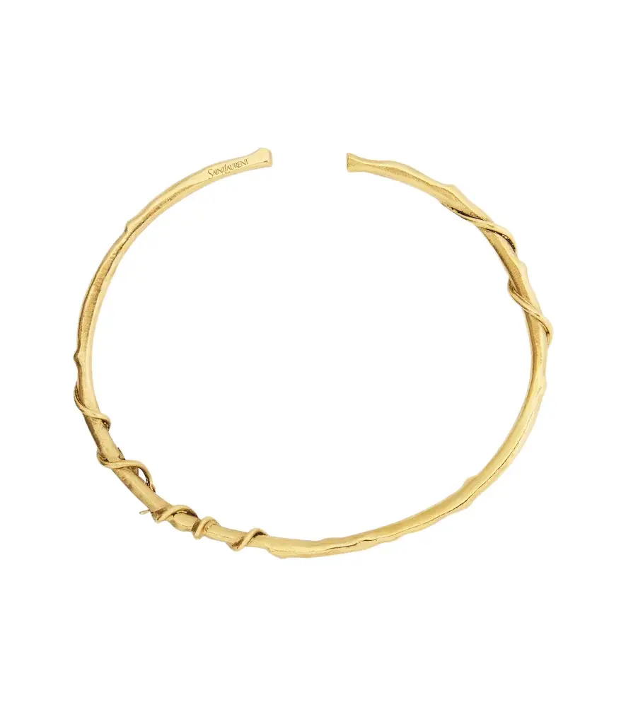 Saint Laurent Cassandre Mulberry necklace | Image 1 Saint Laurent Cassandre Mulberry necklace | Image 1