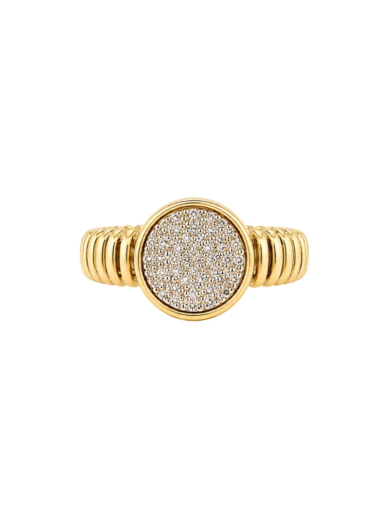 0.18ct Diamond Signet Ring in 18K 0.18ct Diamond Signet Ring in 18K