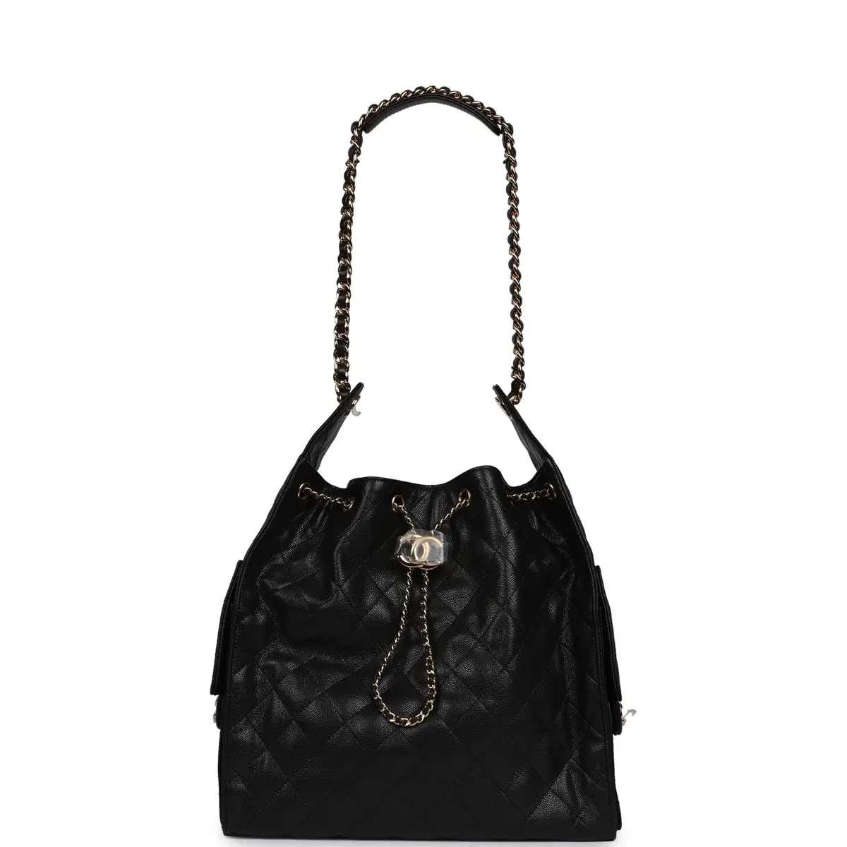 Chanel Chanel Medium 25 Hobo Bag Black Caviar Gold Hardware | Thumbnail 6