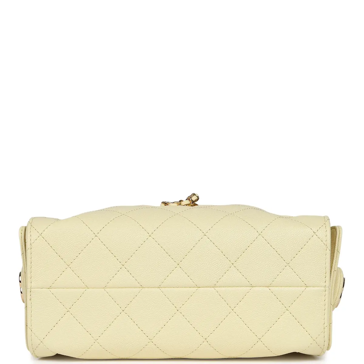 Chanel Chanel Mini 25 Hobo Bag Light Yellow Caviar Gold Hardware | Thumbnail 6