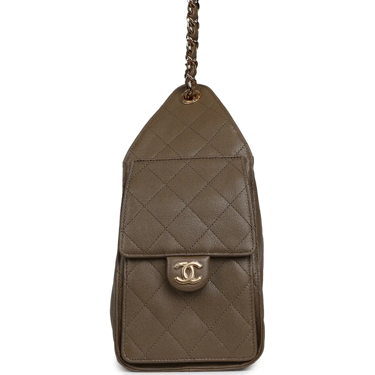 Chanel Chanel Small 25 Hobo Bag Dark Khaki Caviar Gold Hardware | Thumbnail 3 Chanel Chanel Small 25 Hobo Bag Dark Khaki Caviar Gold Hardware | Thumbnail 3