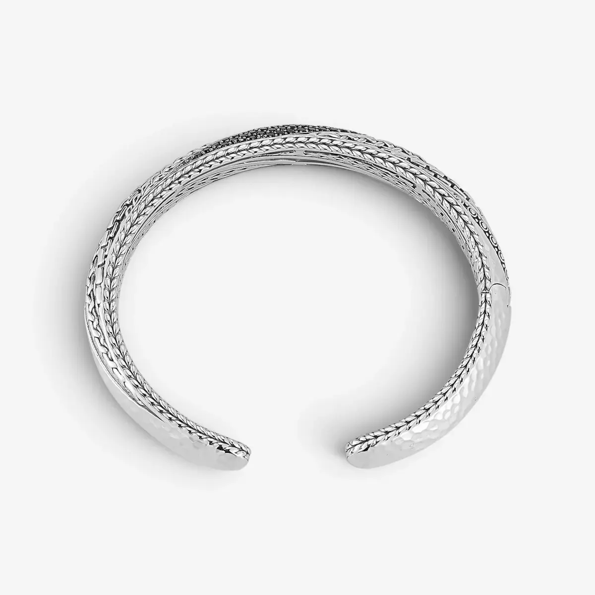 JAI JAI Master Artisan Sterling Silver Black Spinel Cuff Bangle Bracelet JJH5005B-BS - M by The Solist | Thumbnail 3 JAI JAI Master Artisan Sterling Silver Black Spinel Cuff Bangle Bracelet JJH5005B-BS - M by The Solist | Thumbnail 3