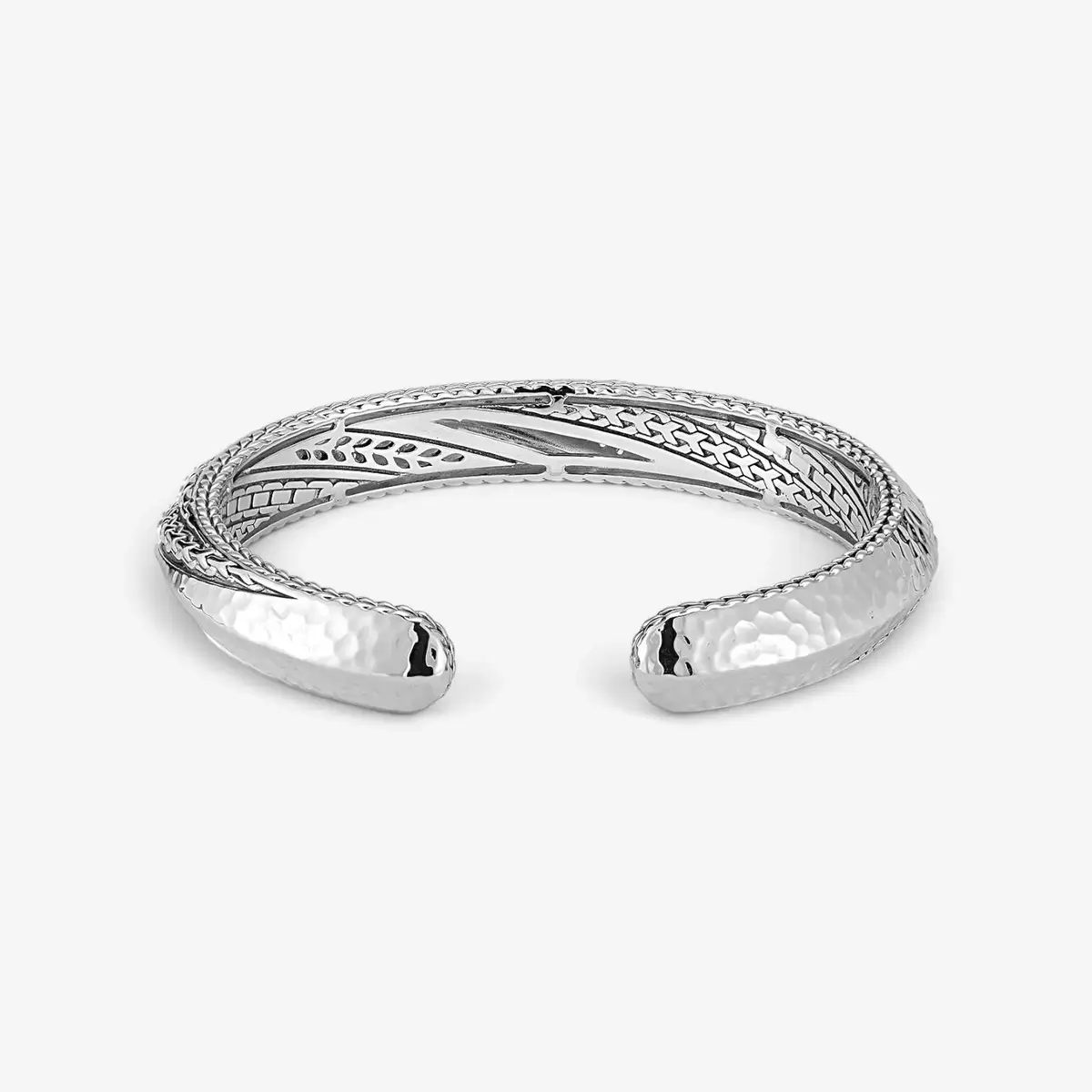 JAI JAI Master Artisan Sterling Silver Black Spinel Cuff Bangle Bracelet JJH5005B-BS - M by The Solist | Thumbnail 4 JAI JAI Master Artisan Sterling Silver Black Spinel Cuff Bangle Bracelet JJH5005B-BS - M by The Solist | Thumbnail 4