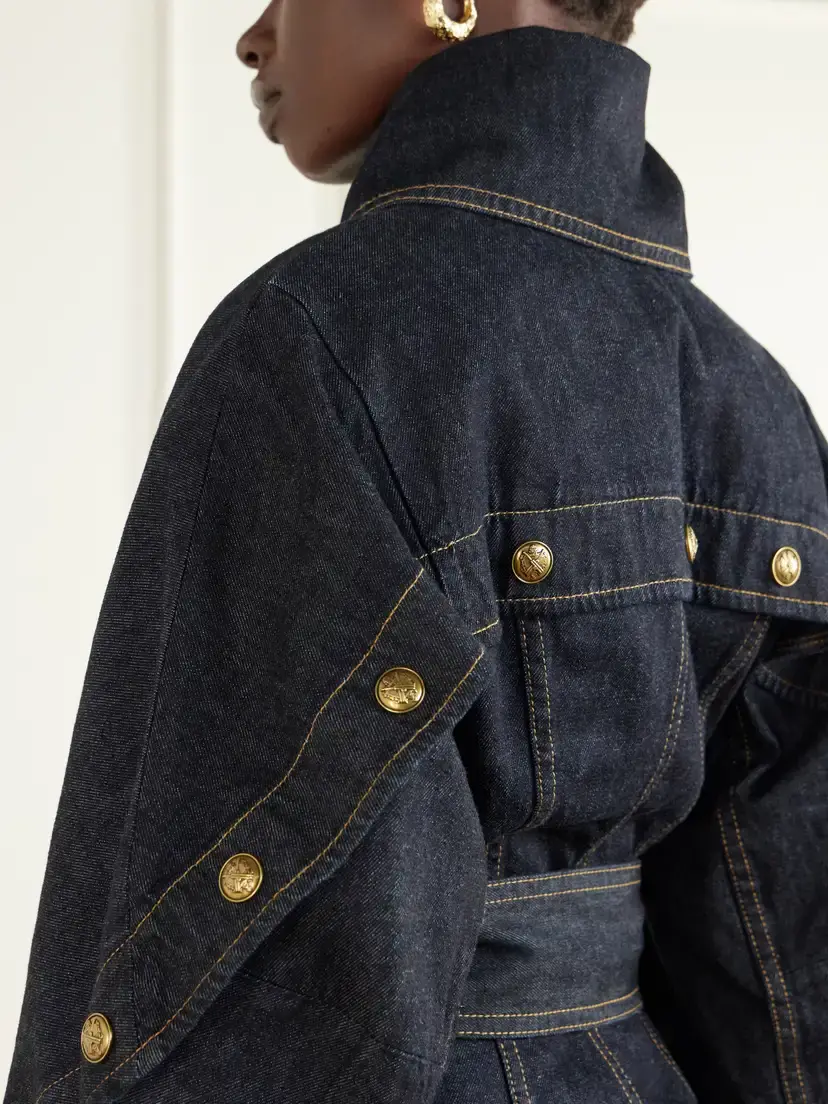 Zimmermann Valiant Belted Denim Jacket | Thumbnail 4 Zimmermann Valiant Belted Denim Jacket | Thumbnail 4