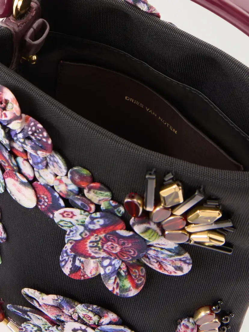Dries Van Noten Bead-embellished Leather-trimmed Mesh Top-handle Bag | Thumbnail 6 Dries Van Noten Bead-embellished Leather-trimmed Mesh Top-handle Bag | Thumbnail 6