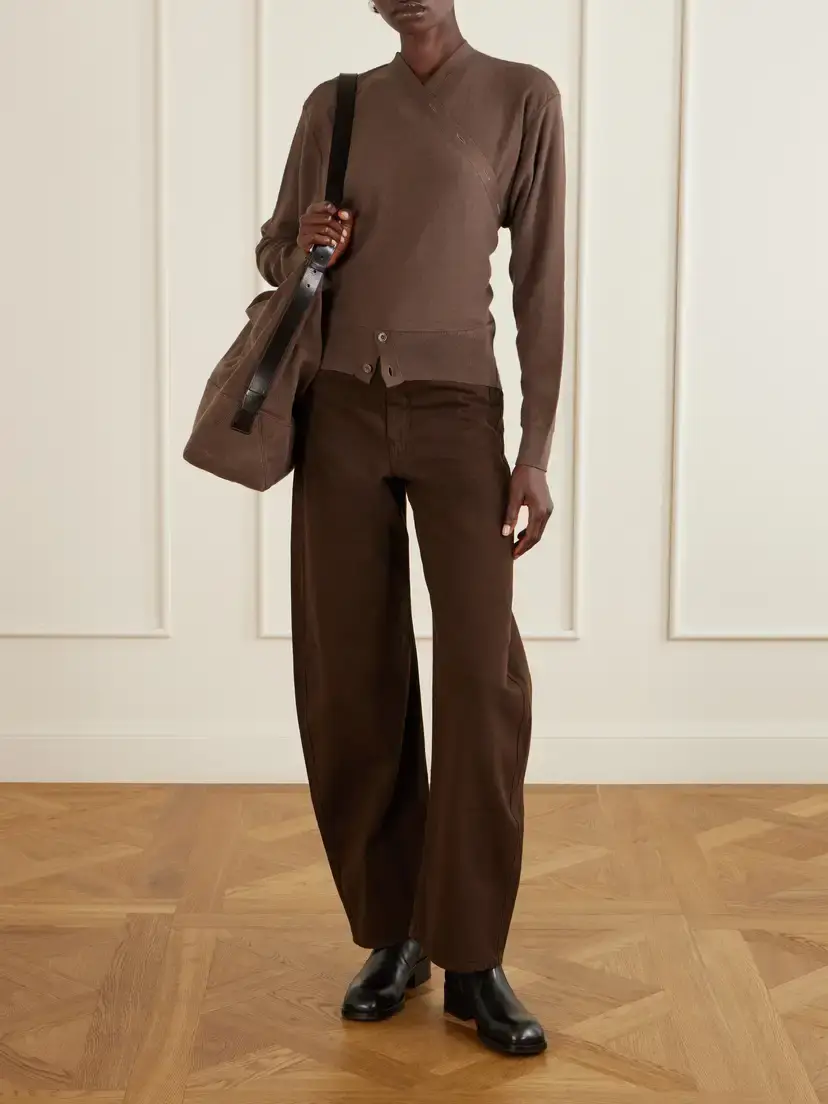 Lemaire Belted Leather-trimmed Canvas Tote | Thumbnail 3 Lemaire Belted Leather-trimmed Canvas Tote | Thumbnail 3