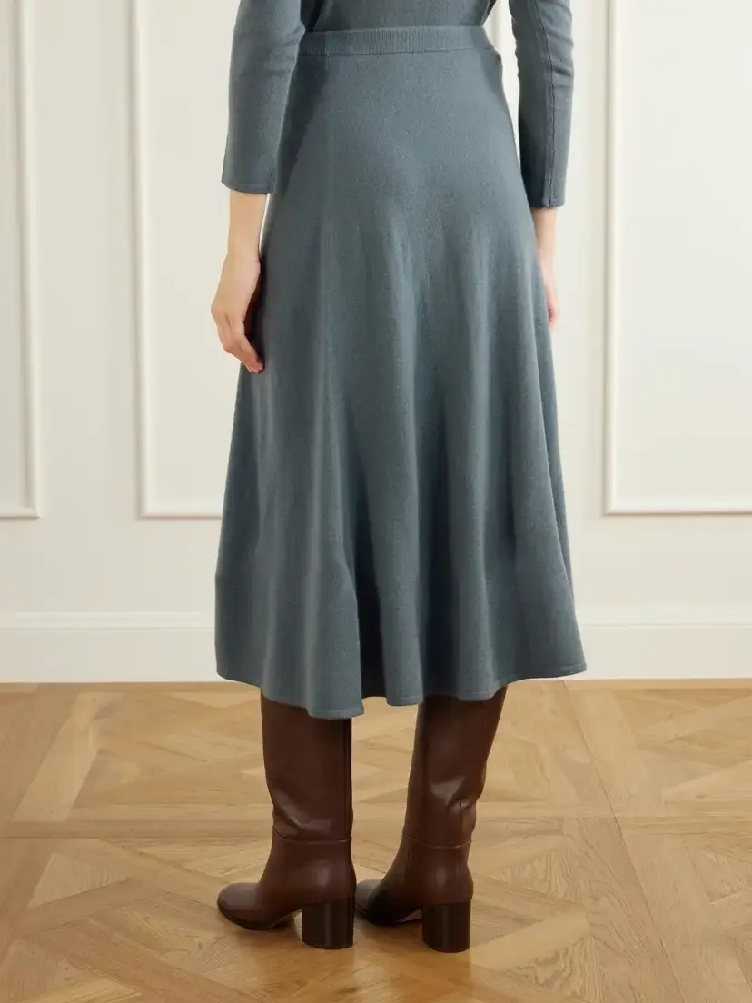 Zimmermann Valiant Wool And Cashmere-blend Knitted Midi Skirt | Thumbnail 4 Zimmermann Valiant Wool And Cashmere-blend Knitted Midi Skirt | Thumbnail 4