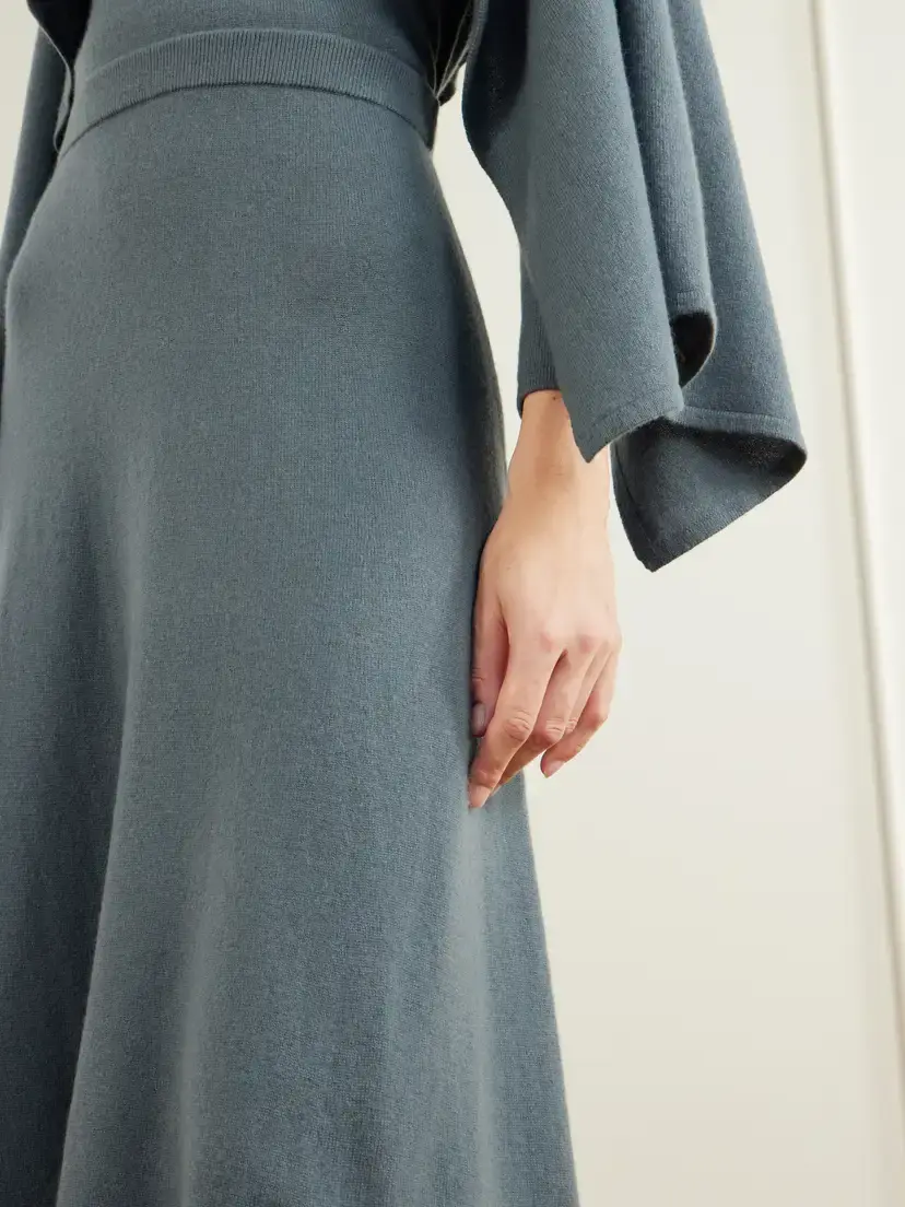 Zimmermann Valiant Wool And Cashmere-blend Knitted Midi Skirt | Thumbnail 5 Zimmermann Valiant Wool And Cashmere-blend Knitted Midi Skirt | Thumbnail 5