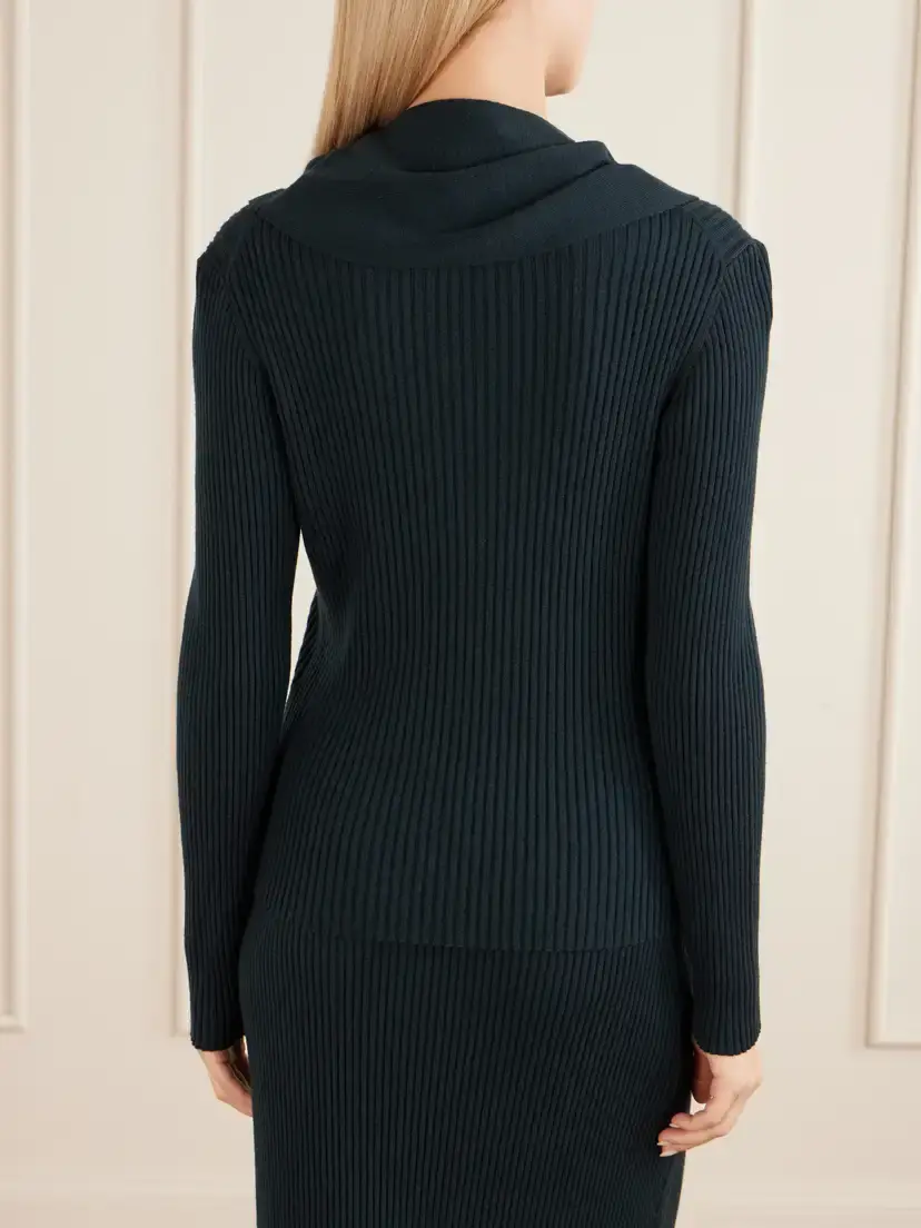 Zimmermann Valiant Scarf-detailed Ribbed-knit Wool Sweater | Thumbnail 4 Zimmermann Valiant Scarf-detailed Ribbed-knit Wool Sweater | Thumbnail 4