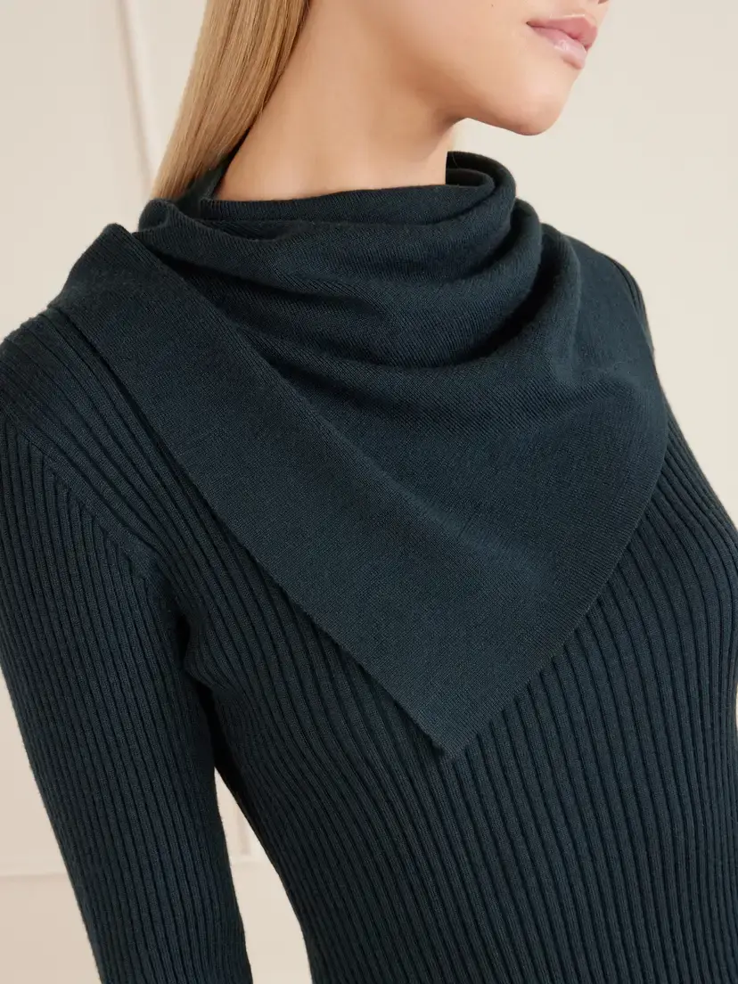 Zimmermann Valiant Scarf-detailed Ribbed-knit Wool Sweater | Thumbnail 5 Zimmermann Valiant Scarf-detailed Ribbed-knit Wool Sweater | Thumbnail 5