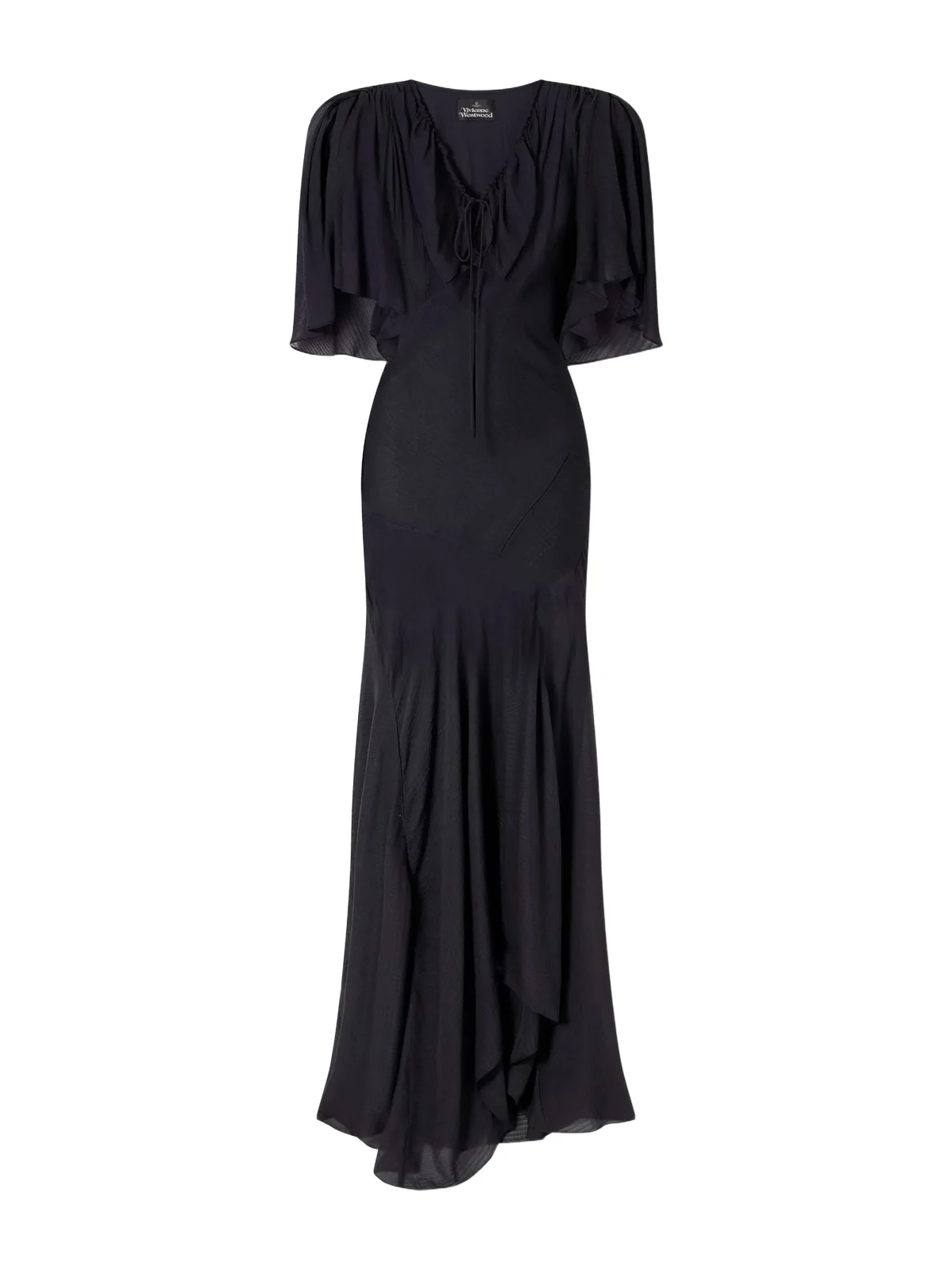 Vivienne Westwood Priscilla Modal, Silk And Wool-blend Jacquard Muslin Gown